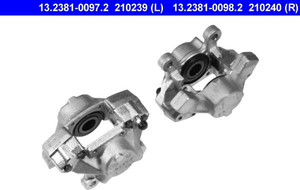 ATE 13.2381-0098.2 - Brake Caliper autospares.lv