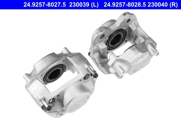 ATE 24.9257-8027.5 - Brake Caliper autospares.lv