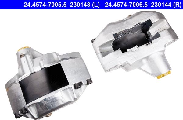 ATE 24.4574-7005.5 - Brake Caliper autospares.lv