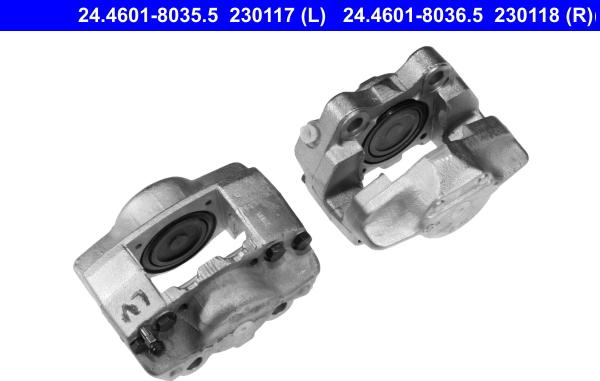 ATE 24.4601-8035.5 - Brake Caliper autospares.lv