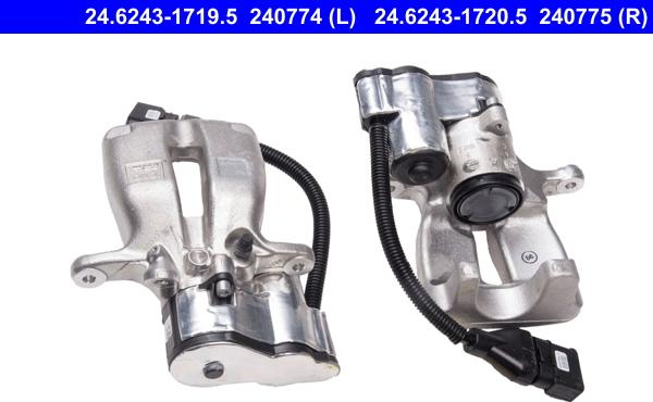 ATE 24.6243-1719.5 - Brake Caliper autospares.lv