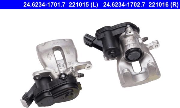 ATE 24.6234-1702.7 - Brake Caliper autospares.lv