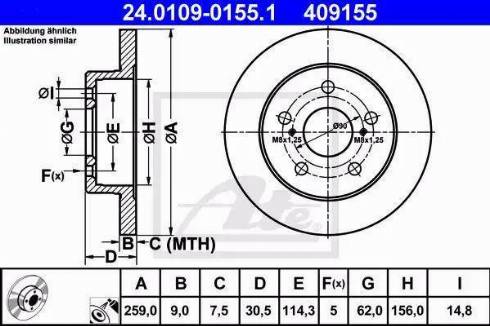 Walburg WBD1267 - Brake Disc autospares.lv