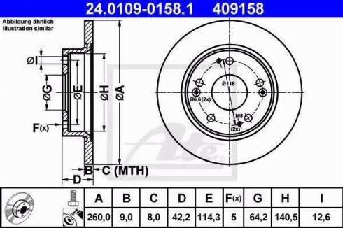 Alpha Brakes HTT-HD-033 - Brake Disc autospares.lv