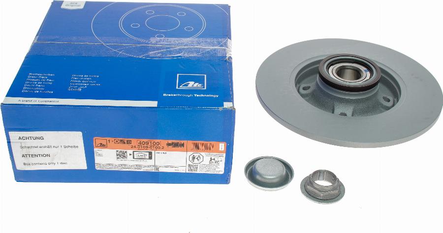 ATE 24.0109-0100.2 - Brake Disc autospares.lv