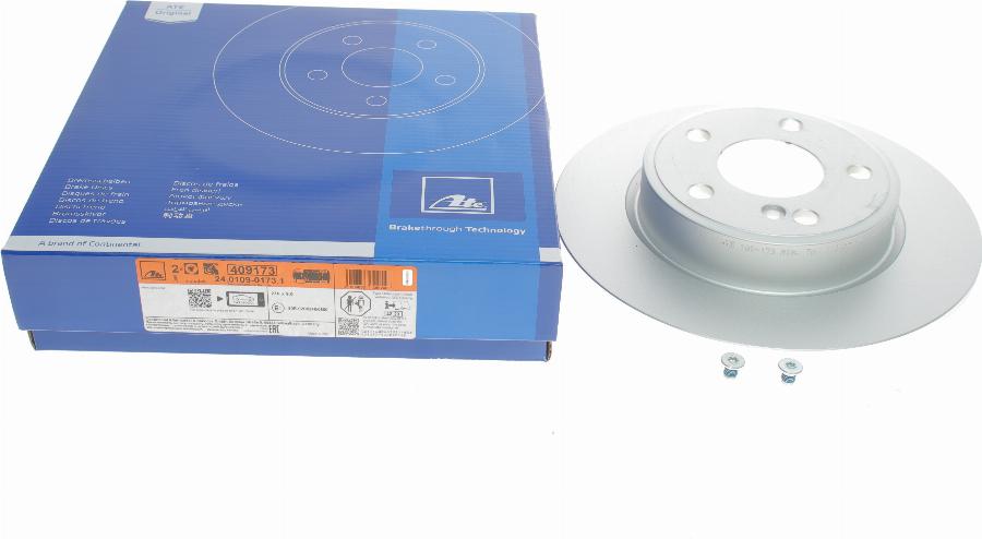 ATE 24.0109-0173.1 - Brake Disc autospares.lv