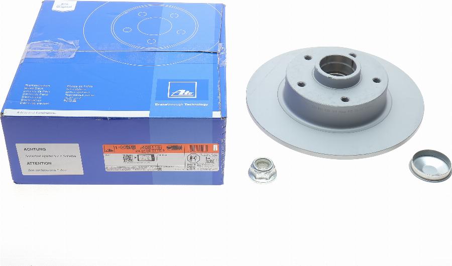 ATE 24.0108-0116.2 - Brake Disc autospares.lv