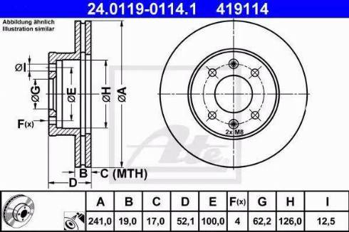 Alpha Brakes HTP-HY-508 - Brake Disc autospares.lv