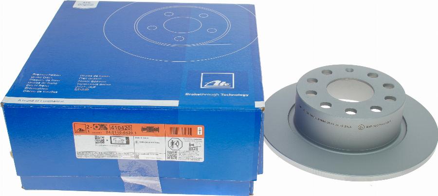 ATE 24.0110-0420.1 - Brake Disc autospares.lv