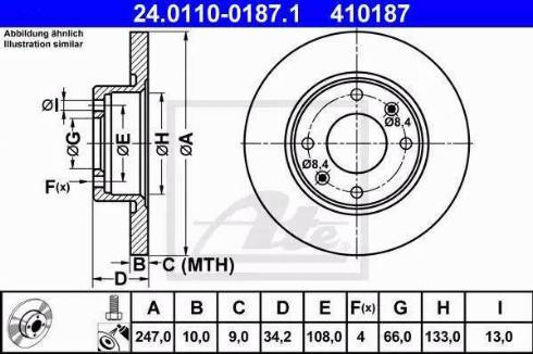 Alpha Brakes HTP-PE-002 - Brake Disc autospares.lv