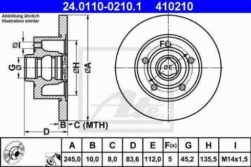 Alpha Brakes HTT-AU-007 - Brake Disc autospares.lv