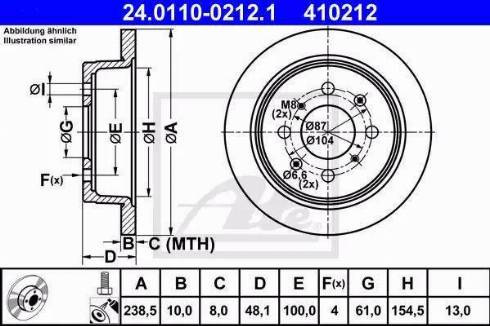 Alpha Brakes HTT-HD-003 - Brake Disc autospares.lv