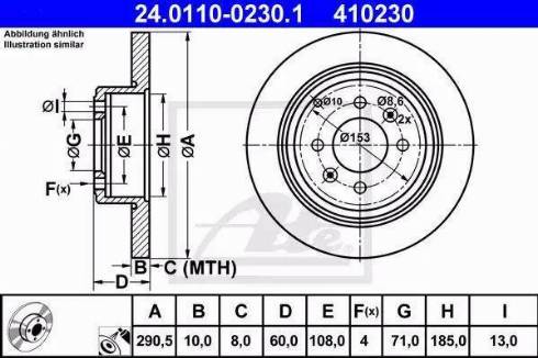 Alpha Brakes HTT-PE-003 - Brake Disc autospares.lv