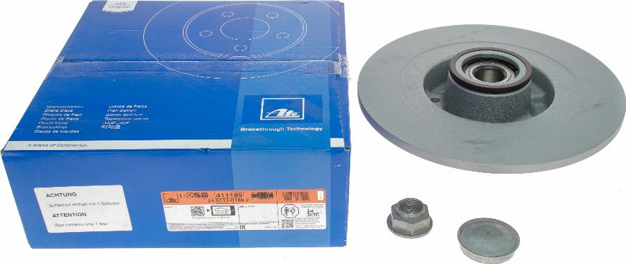 ATE 24.0111-0189.2 - Brake Disc autospares.lv