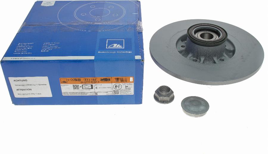 ATE 24.0111-0182.2 - Brake Disc autospares.lv