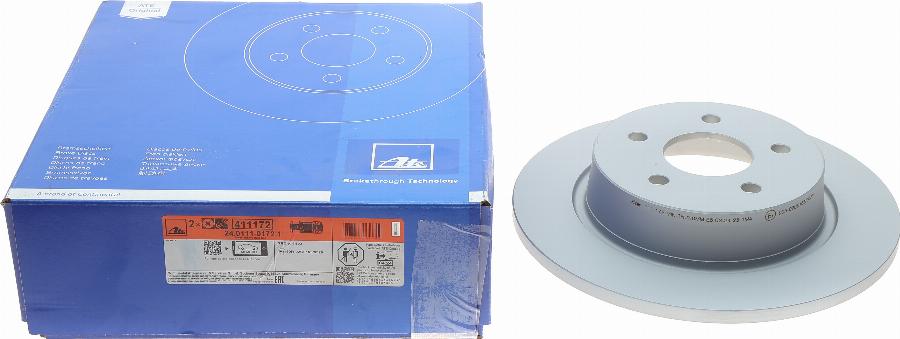 ATE 24.0111-0172.1 - Brake Disc autospares.lv