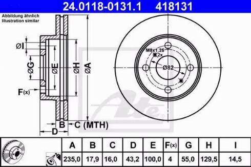 Alpha Brakes HTP-TY-120 - Brake Disc autospares.lv