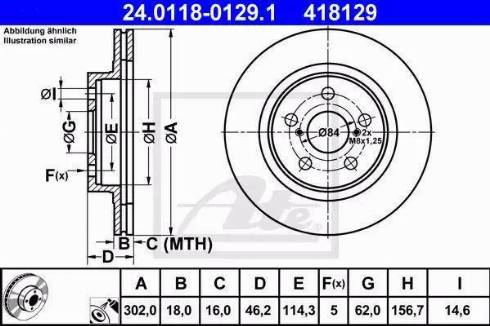 Alpha Brakes HTP-TY-107 - Brake Disc autospares.lv