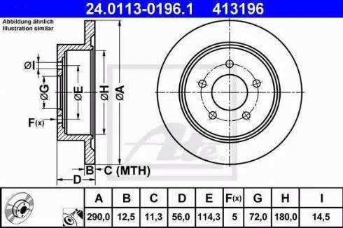 Alpha Brakes HTT-CH-003 - Brake Disc autospares.lv