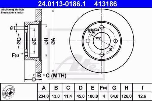 Alpha Brakes HTP-MS-038 - Brake Disc autospares.lv