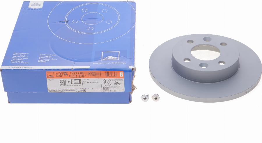 ATE 24.0112-0116.1 - Brake Disc autospares.lv