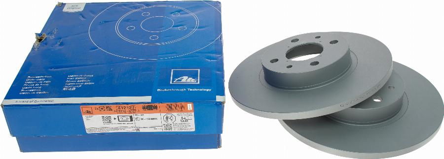 ATE 24.0112-0127.1 - Brake Disc autospares.lv