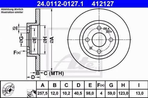 Alpha Brakes HTP-FT-004 - Brake Disc autospares.lv