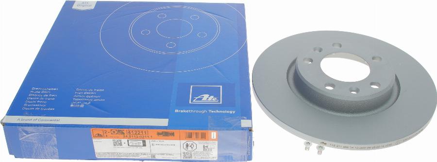 ATE 24.0112-0211.1 - Brake Disc autospares.lv