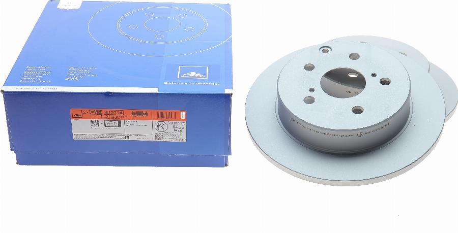 ATE 24.0112-0714.1 - Brake Disc autospares.lv