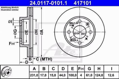 Alpha Brakes HTP-HD-013 - Brake Disc autospares.lv