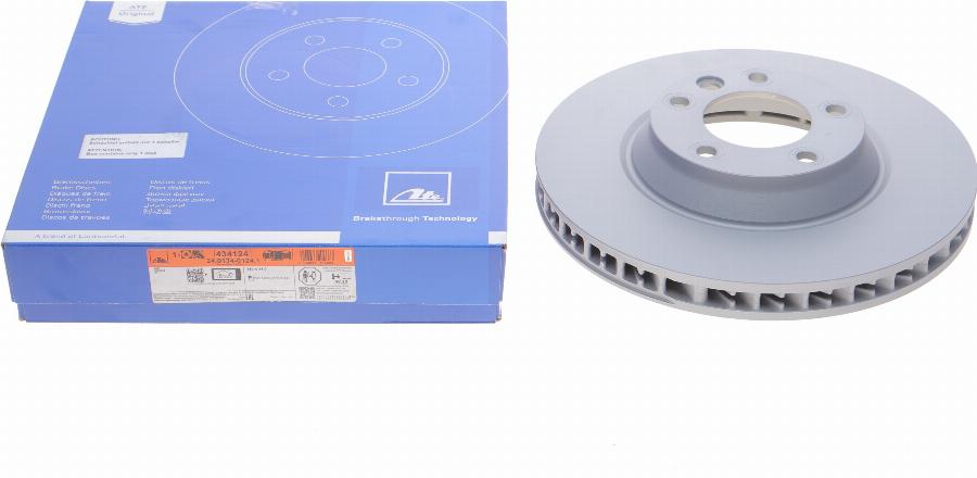 ATE 24.0134-0124.1 - Brake Disc autospares.lv