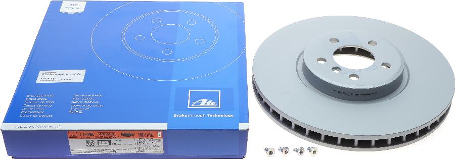 ATE 24.0136-0109.1 - Brake Disc autospares.lv