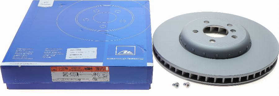 ATE 24.0136-0119.2 - Brake Disc autospares.lv