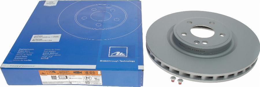 ATE 24.0130-0237.1 - Brake Disc autospares.lv