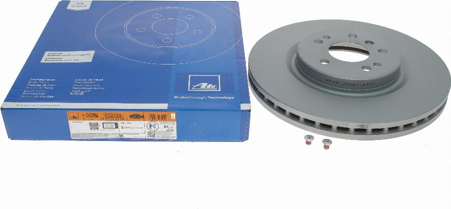 ATE 24.0132-0158.1 - Brake Disc autospares.lv