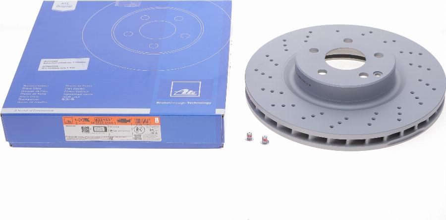 ATE 24.0132-0153.1 - Brake Disc autospares.lv