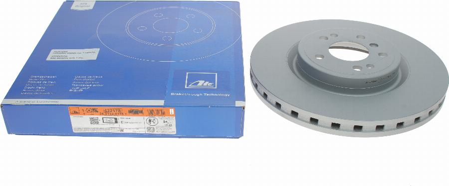 ATE 24.0132-0178.1 - Brake Disc autospares.lv