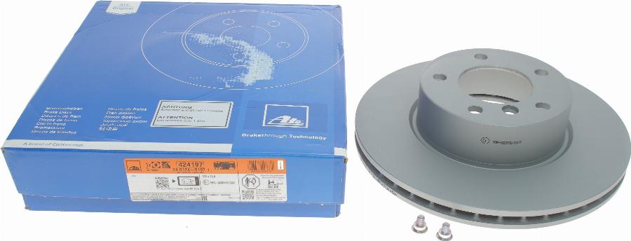 ATE 24.0124-0197.1 - Brake Disc autospares.lv