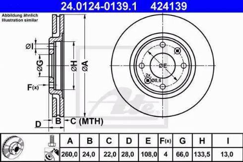 Alpha Brakes HTP-PE-007 - Brake Disc autospares.lv