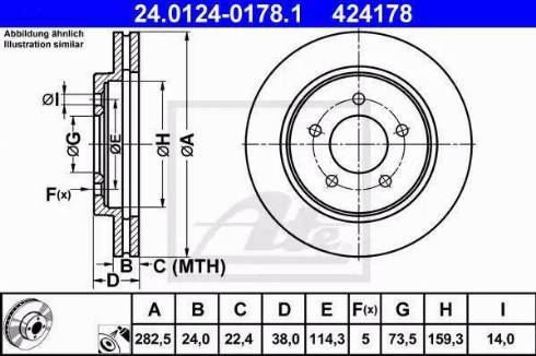 Alpha Brakes HTP-CH-007 - Brake Disc autospares.lv