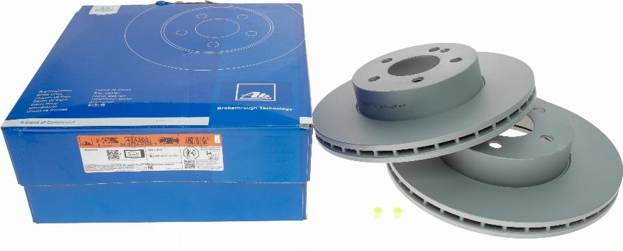 ATE 24.0124-0300.1 - Brake Disc autospares.lv