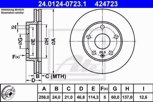 Alpha Brakes HTP-DW-007 - Brake Disc autospares.lv