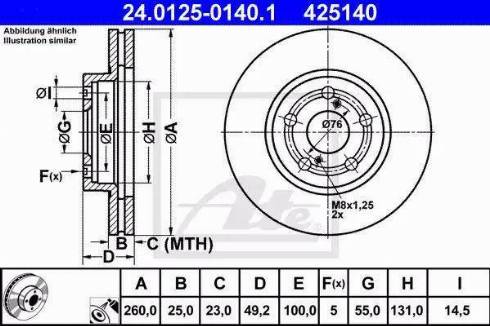 Alpha Brakes HTP-TY-121 - Brake Disc autospares.lv