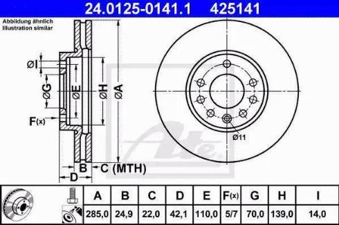 Alpha Brakes HTP-PL-032 - Brake Disc autospares.lv