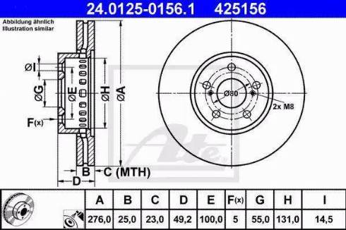 Alpha Brakes HTP-TY-136 - Brake Disc autospares.lv