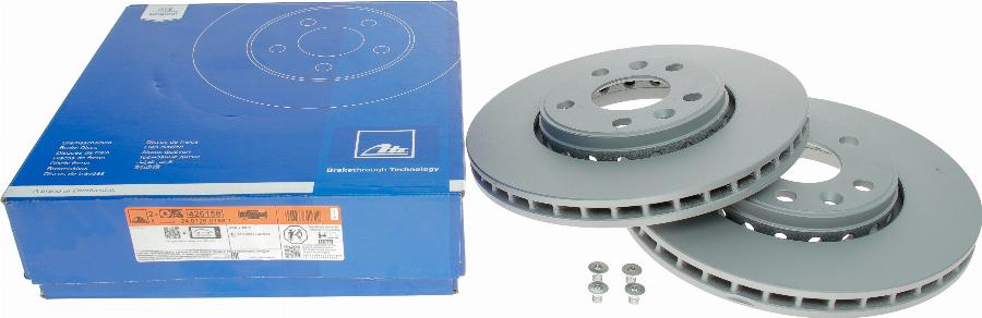 ATE 24.0126-0158.1 - Brake Disc autospares.lv