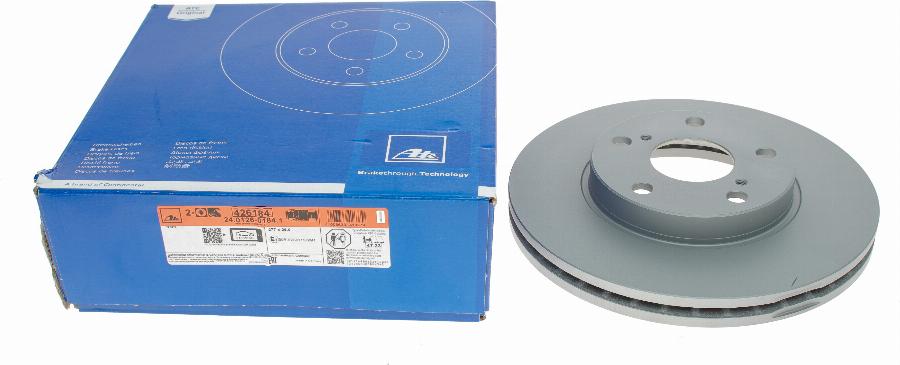 ATE 24.0126-0184.1 - Brake Disc autospares.lv