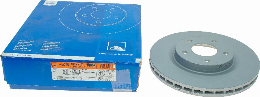 ATE 24.0126-0170.1 - Brake Disc autospares.lv