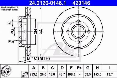 Alpha Brakes HTT-FR-000 - Brake Disc autospares.lv