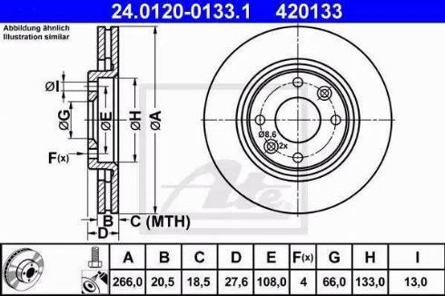 Alpha Brakes HTP-CT-006 - Brake Disc autospares.lv